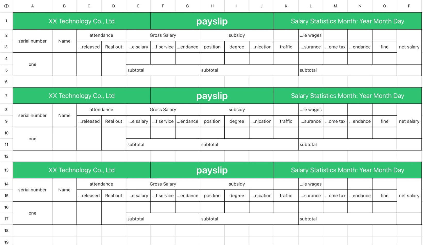 Salary slip 15